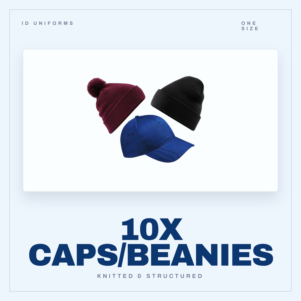 CAPS/BEANIES 10x BUNDLE