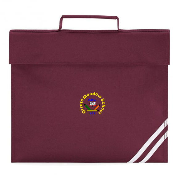 Burgundy Bookbag Orrets Meadow