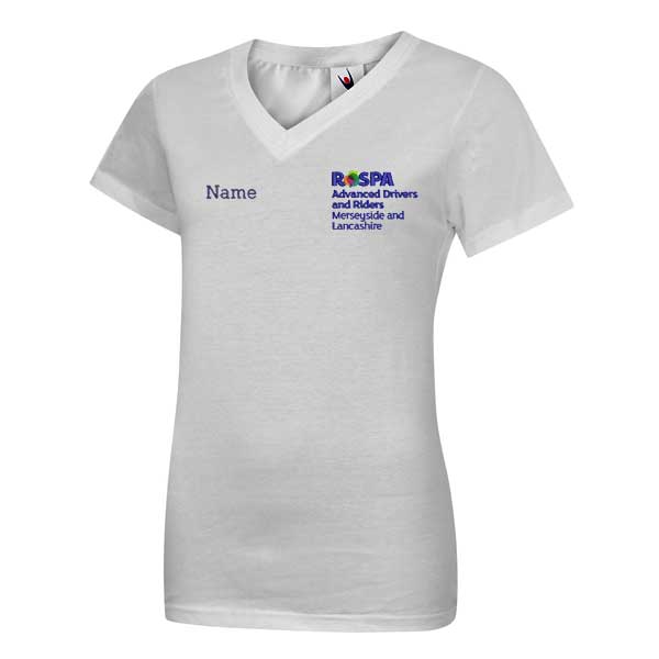 ROSPA Ladies V Necked T Shirt