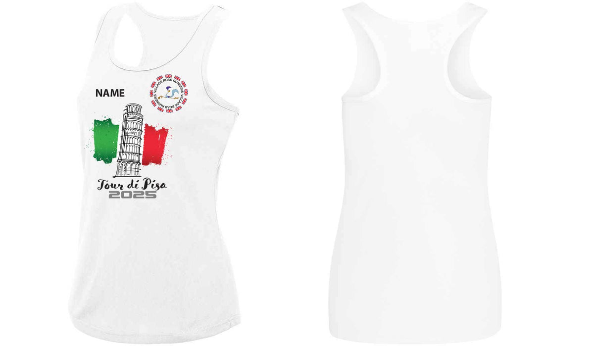 VRR Ladies Vest Pisa Front Print