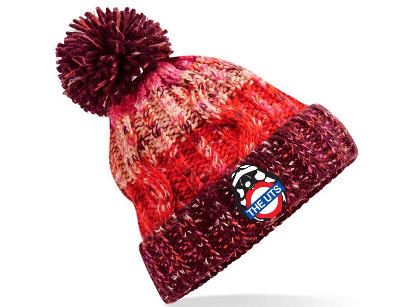 UTS Corkscrew Beanie – CHERRY SHERBET