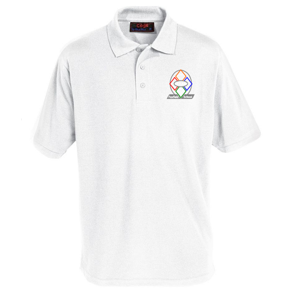 Foxfield School White Polo Shirt