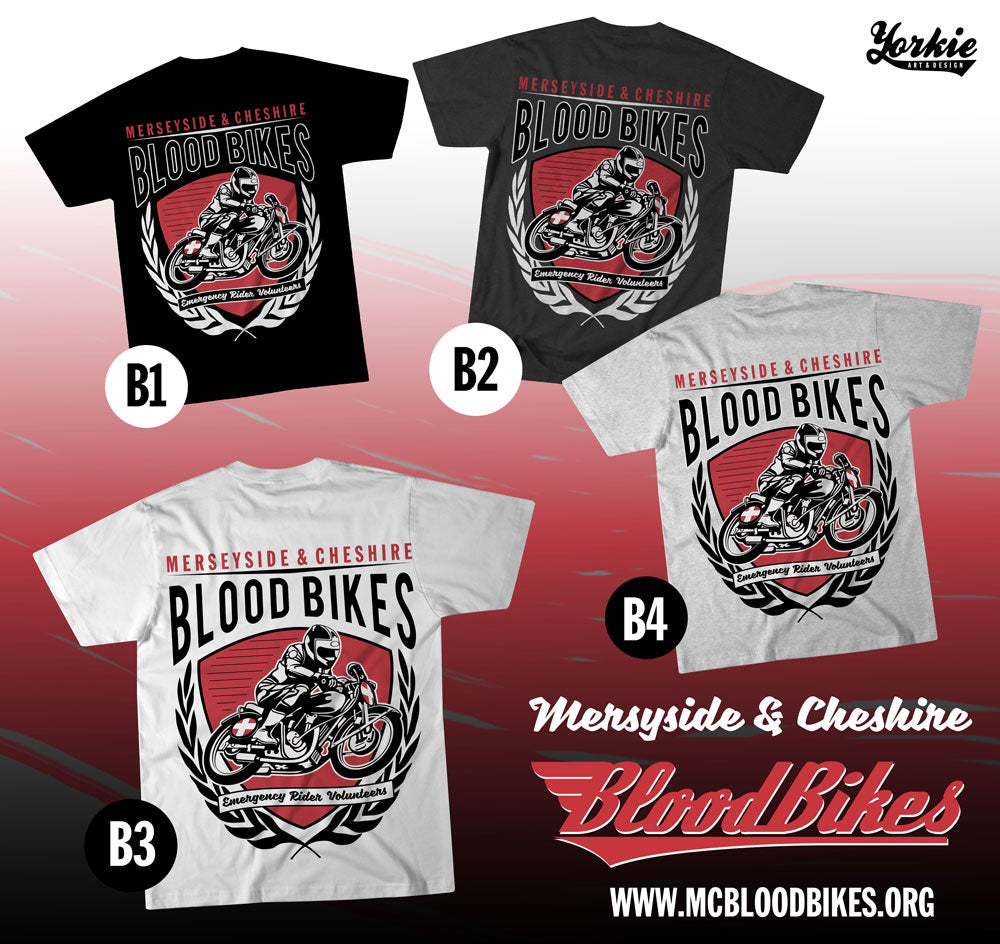 Blood Bikes Laurel T Shirt