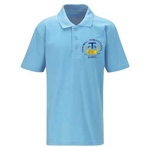 Thingwall Primary School Sky Blue Polo Shirt