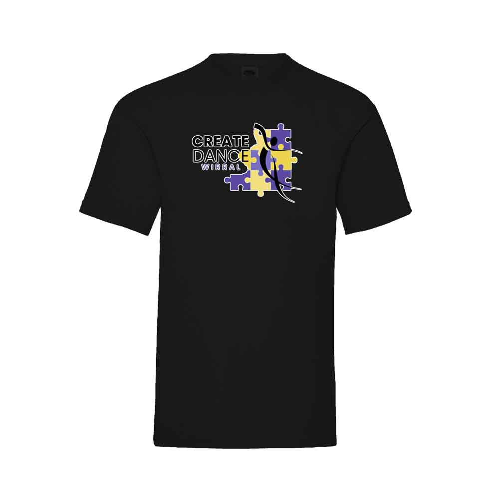 Create Dance Black Adult Size T Shirt