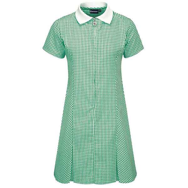 Gingham Green Avon Summer Dress