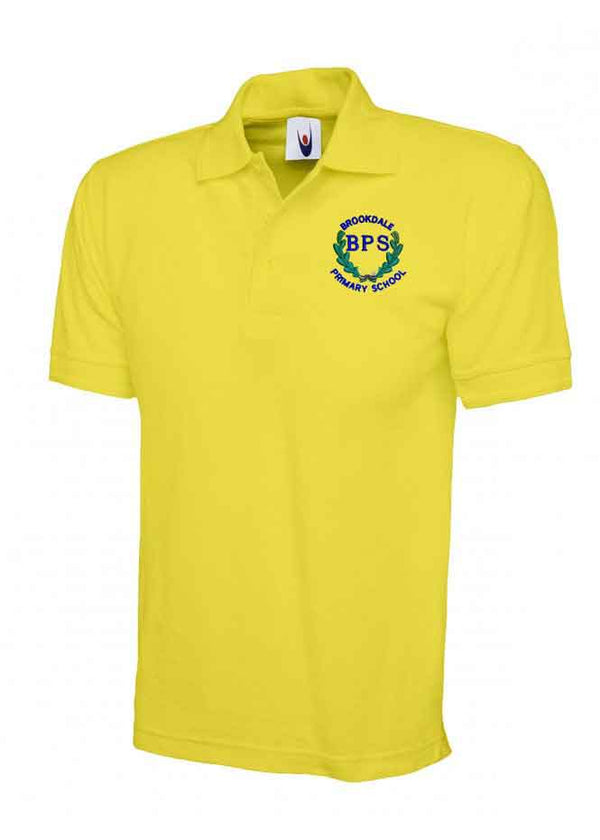 brookdale yellow polo