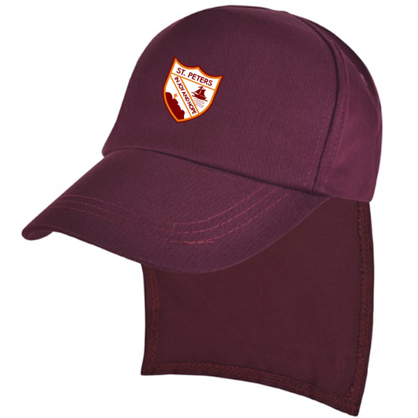 Burgundy Legionnaire Cap St Peters (Noctorum)