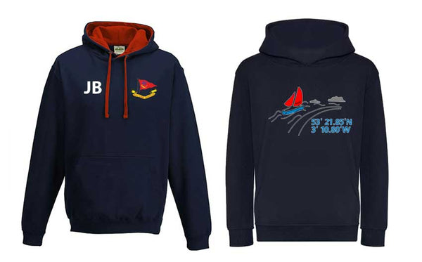 Kids Size West Kirby Sailing Club Hoodie Design 1