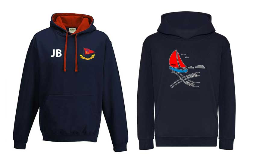 Kids Size West Kirby Sailing Club Hoodie Design 3
