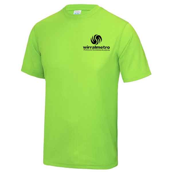 Wirral Metro Kids Performance T Shirt Green