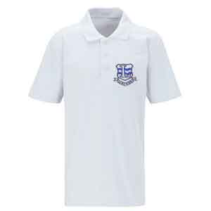 Lingham Primary White Polo Shirt
