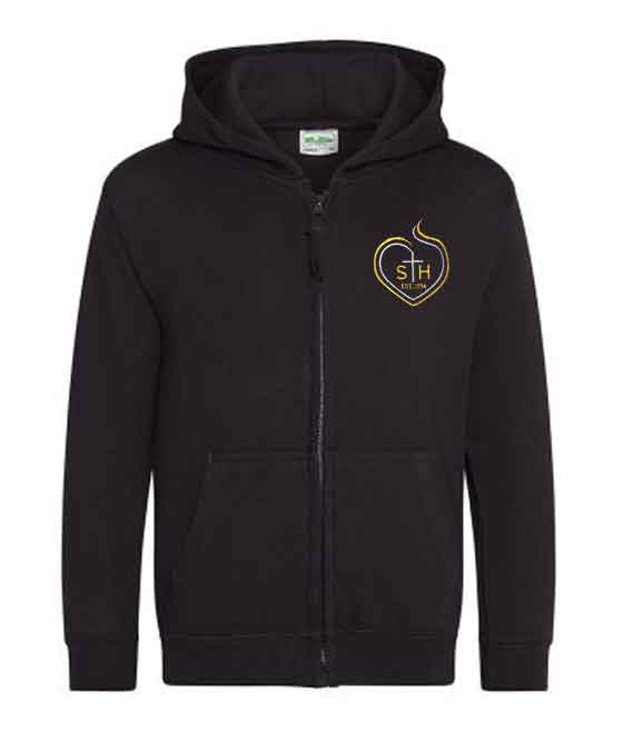 Sacred Heart Zipped School Hoodie