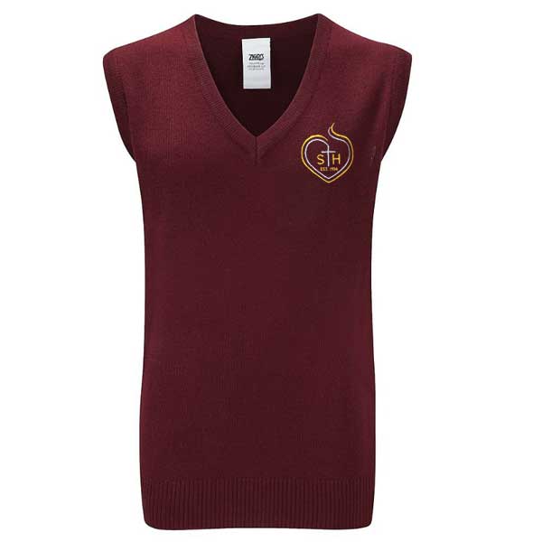 Sacred Heart Knitted Slip Over