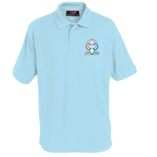 Foxfield School Polo Shirt Blue