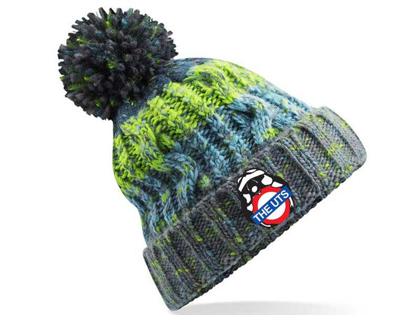 UTS Corkscrew Beanie – ELECTRIC GREY