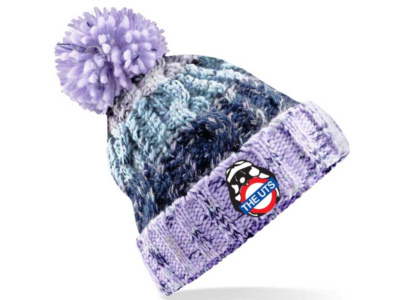 UTS Corkscrew Beanie – LAVENDER FIZZ