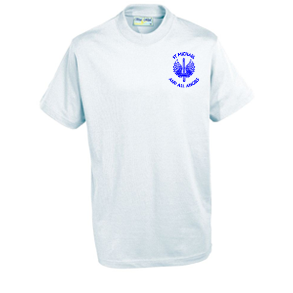 St Michael & All Angels White PE T-Shirt