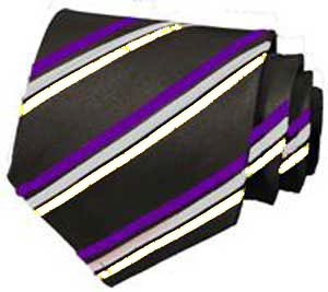 Hilbre White Stripe Tie Yr 11 Sept 25