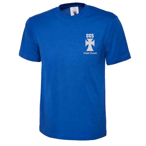 Christchurch Blue PE Shirt