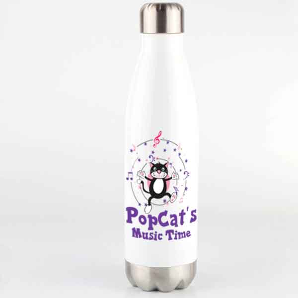 Pop Cats Water Bottle