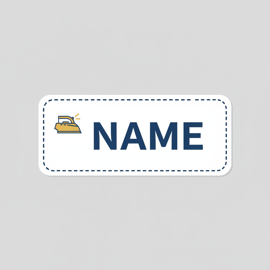 Name Tags (Iron On) Pack 10