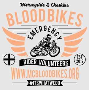 Blood Bikes Retro T Shirt