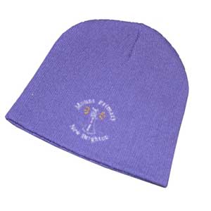 Mount Primary Purple Knitted Beanie
