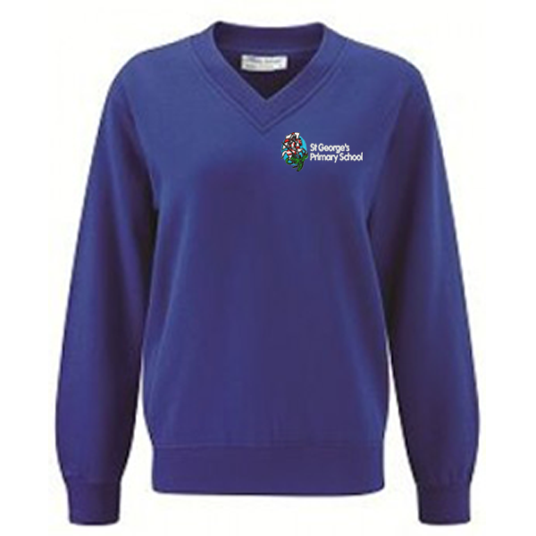 St George’s Primary V Necked Sweatshirt